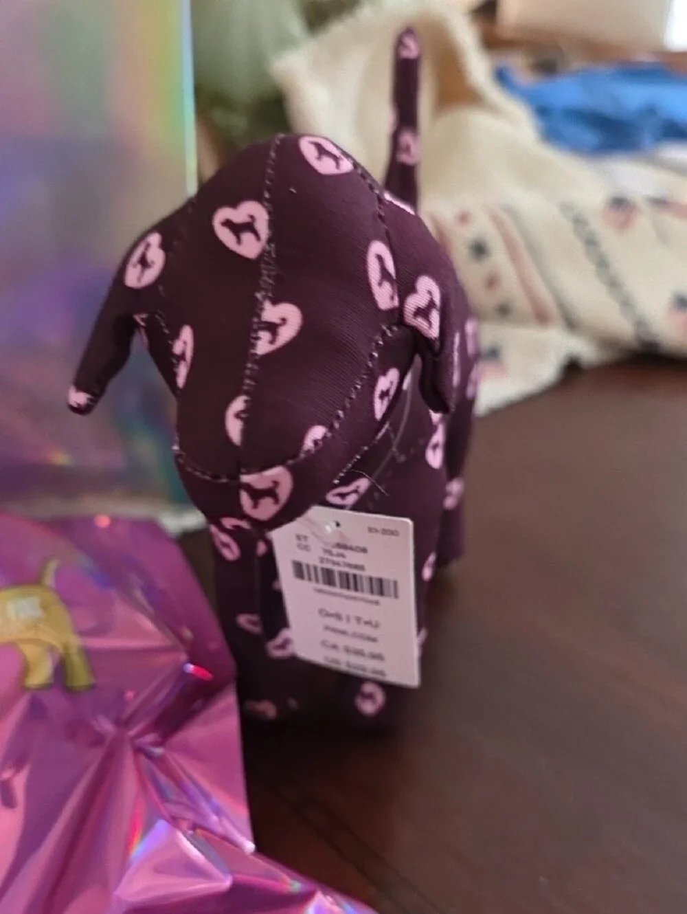 PINK Victoria's Secret Kids Plush Dog Accessory - Pink